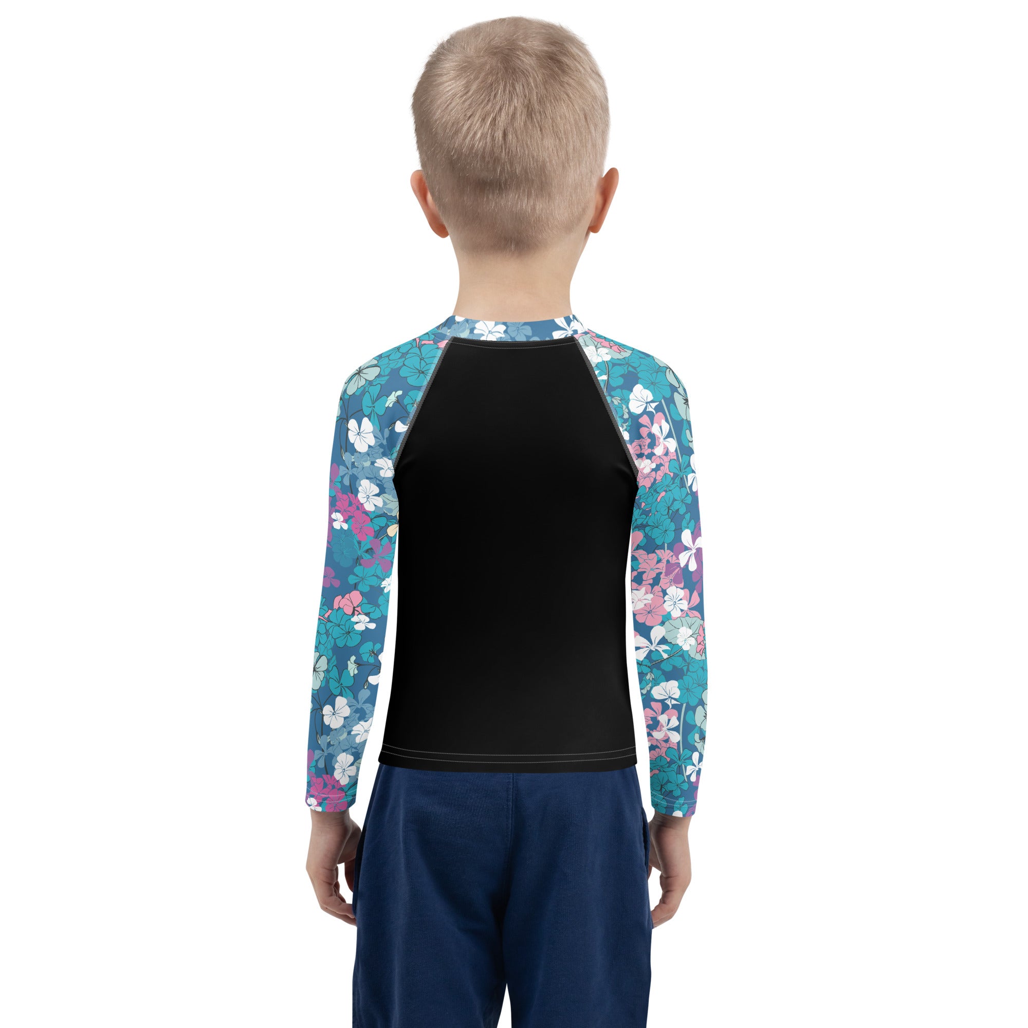 Kids Rash Guard- Floral Garden