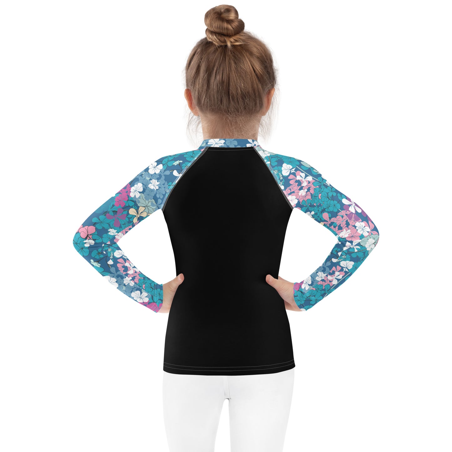 Kids Rash Guard- Floral Garden