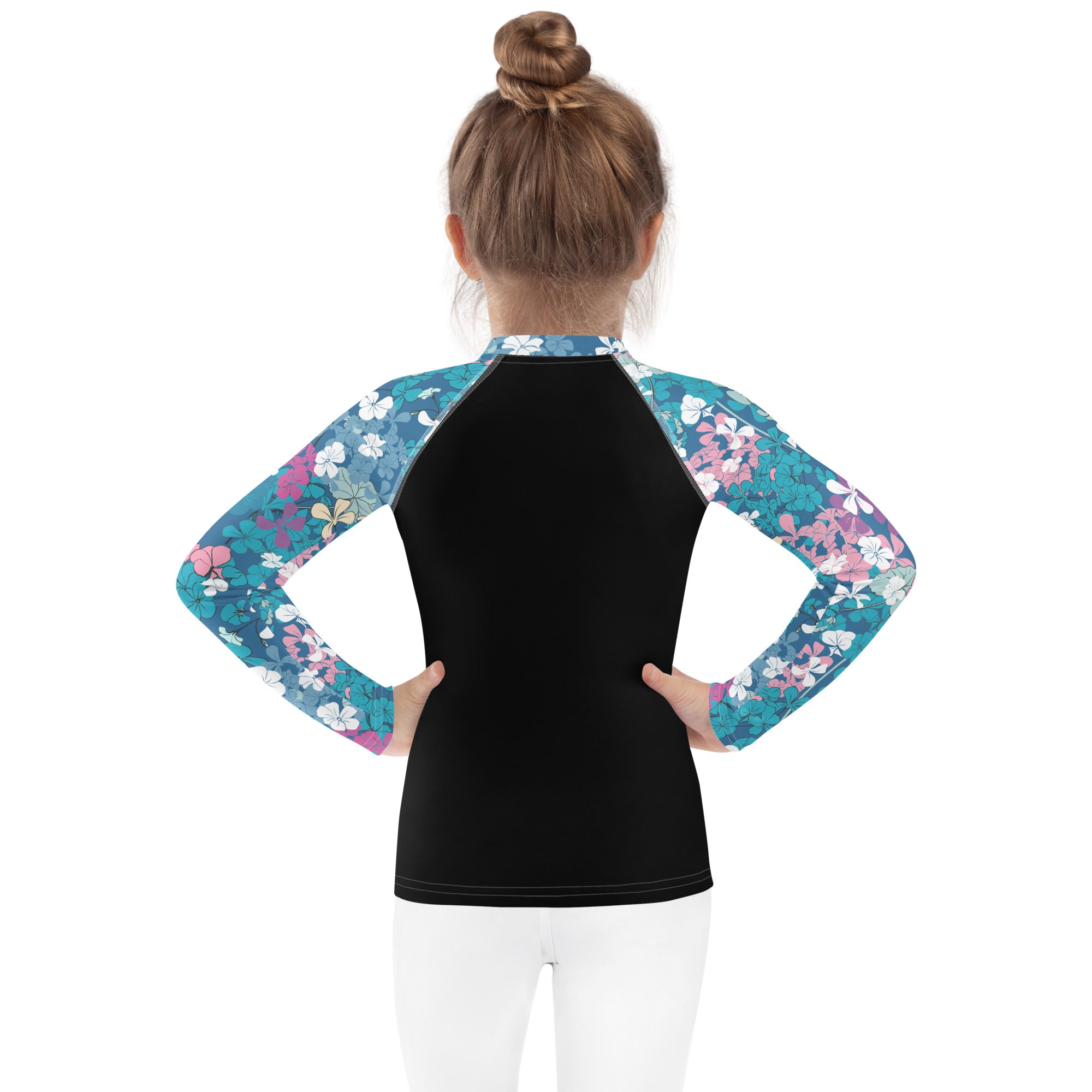 Kids Rash Guard- Floral Garden