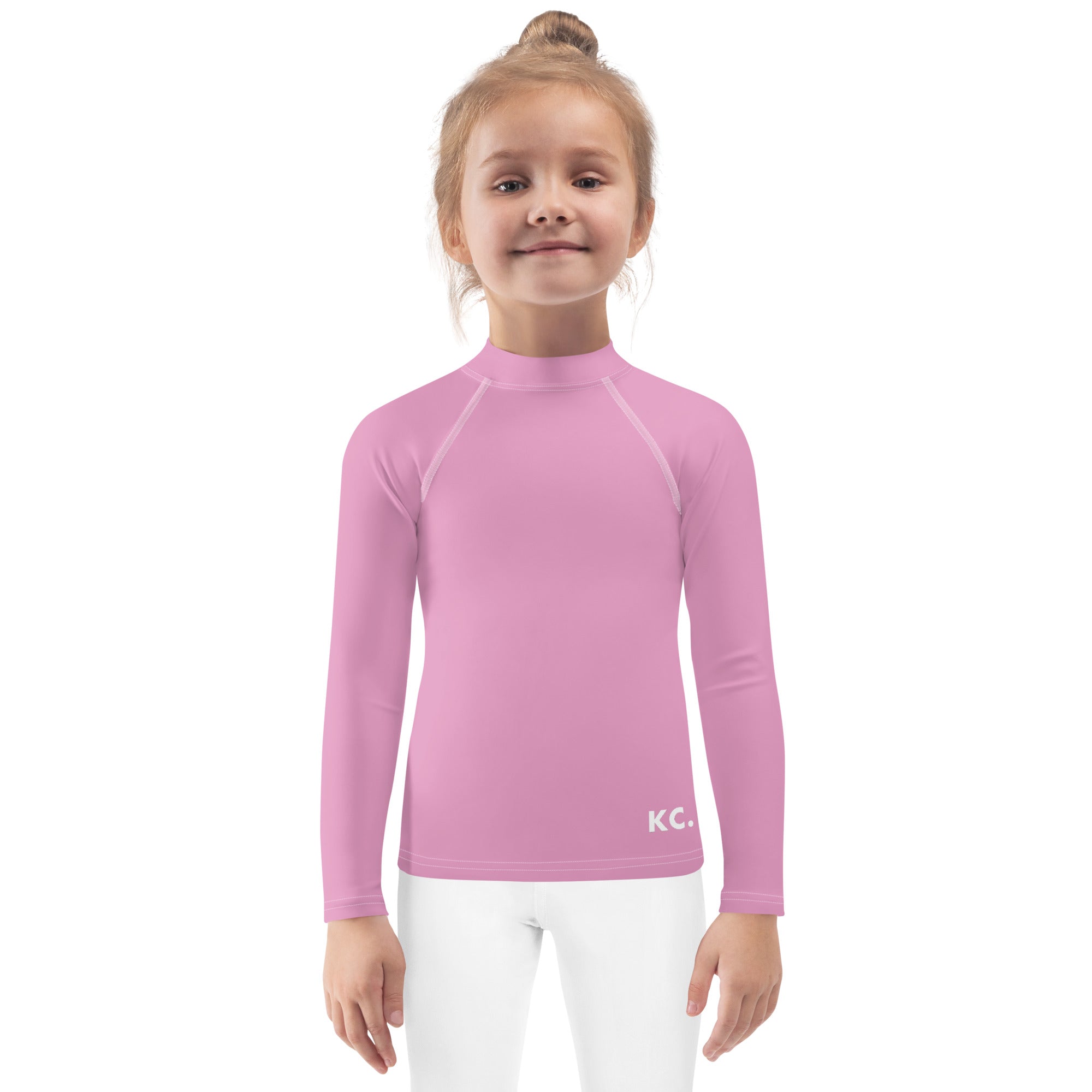 Kids Rash Guard- Pink