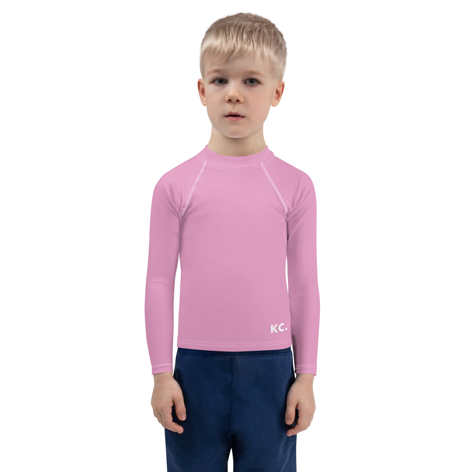 Kids Rash Guard- Pink