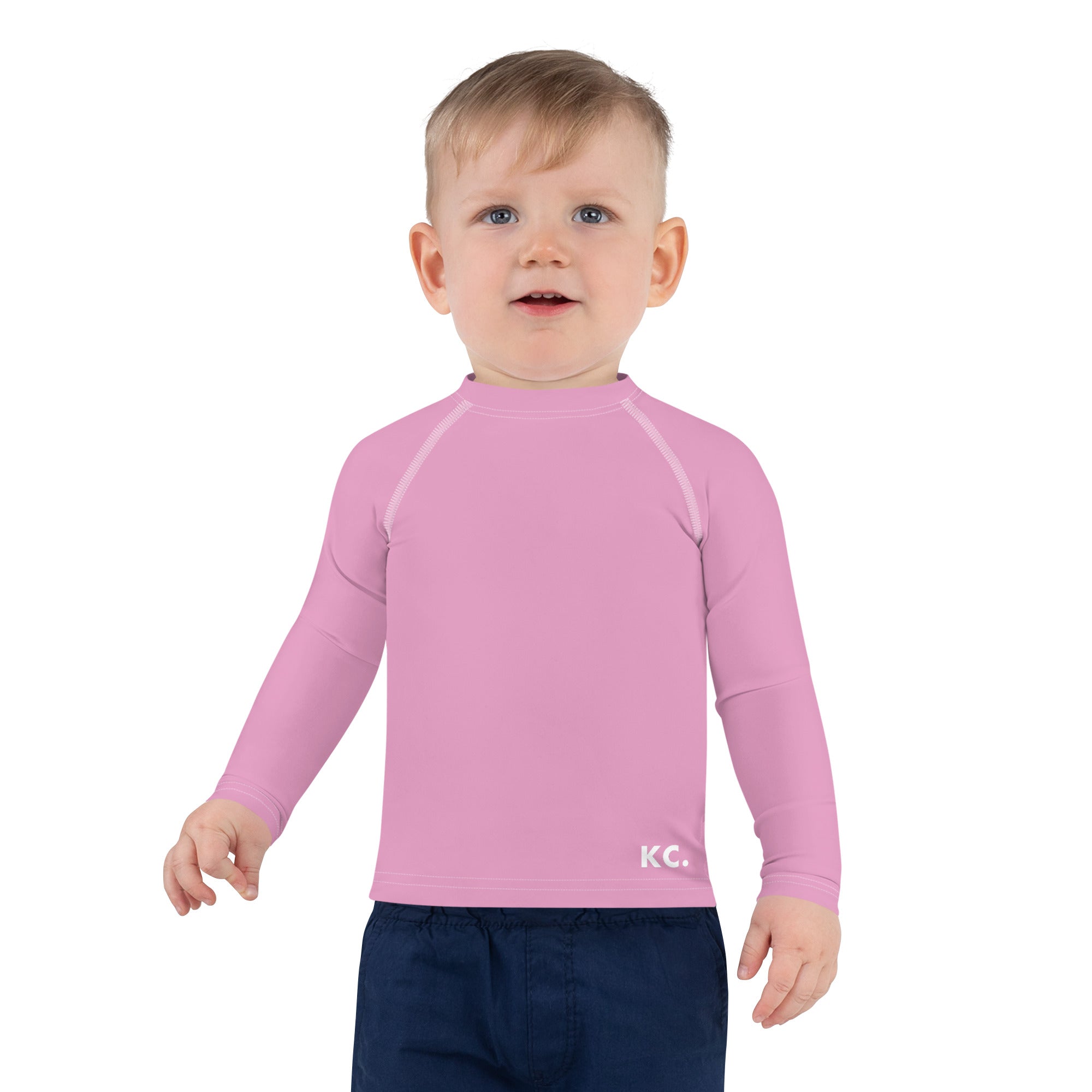 Kids Rash Guard- Pink