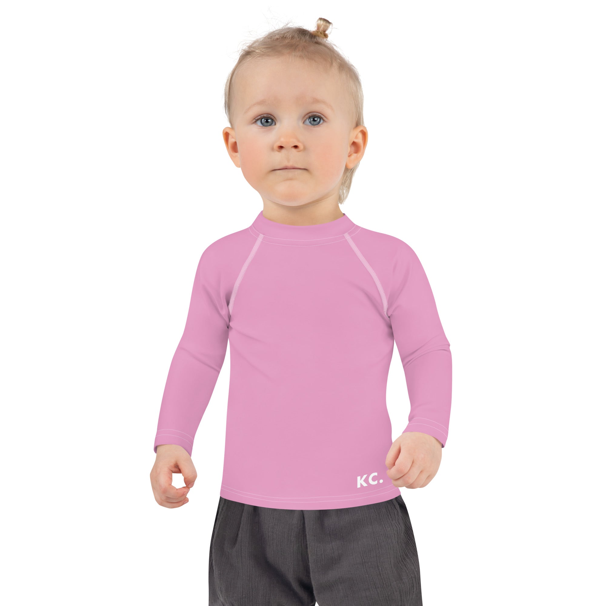 Kids Rash Guard- Pink