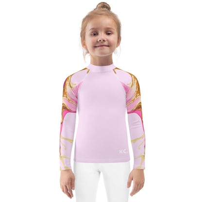 Kids Rash Guard-Ink Pattern I