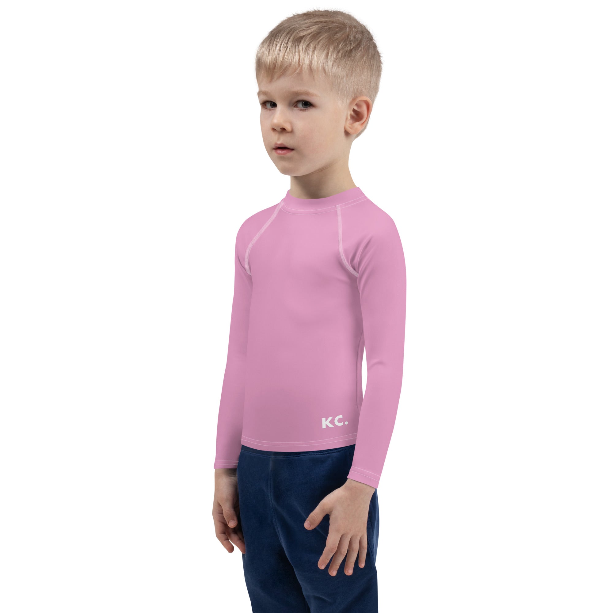 Kids Rash Guard- Pink