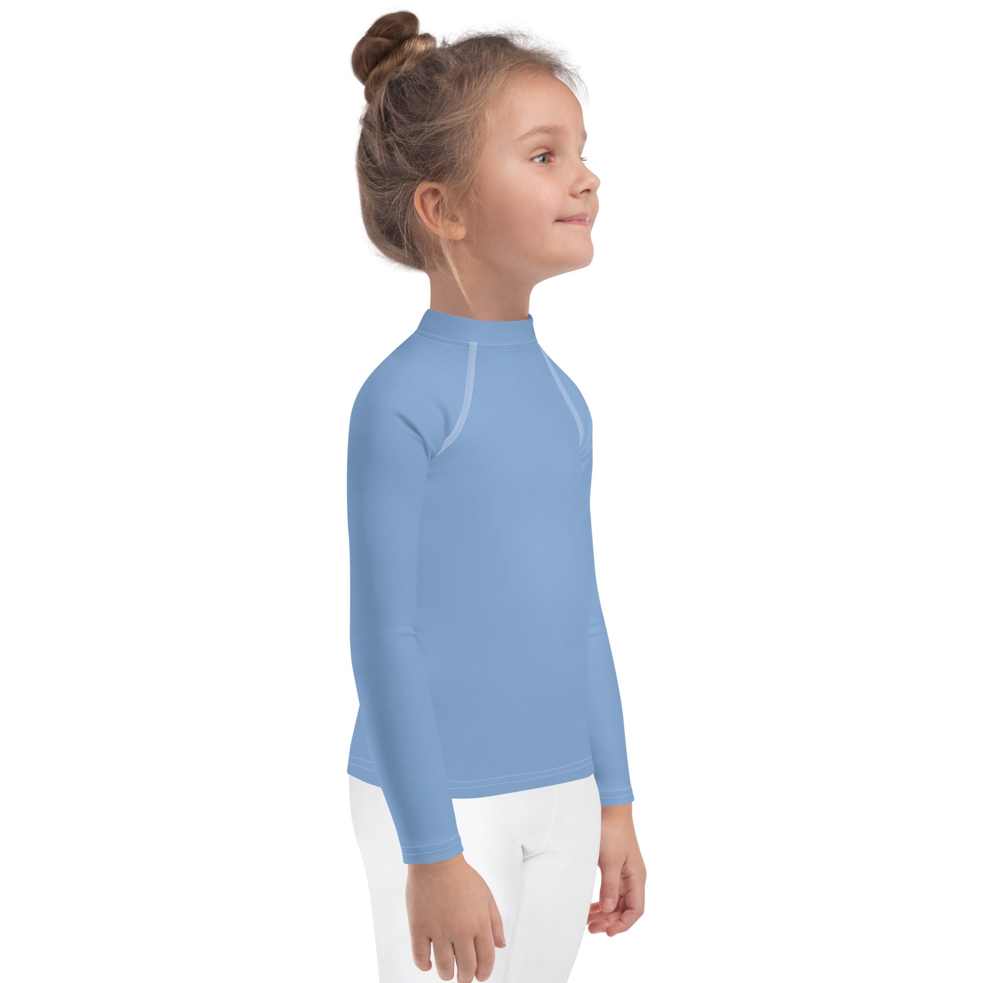 Kids Rash Guard- Light Blue