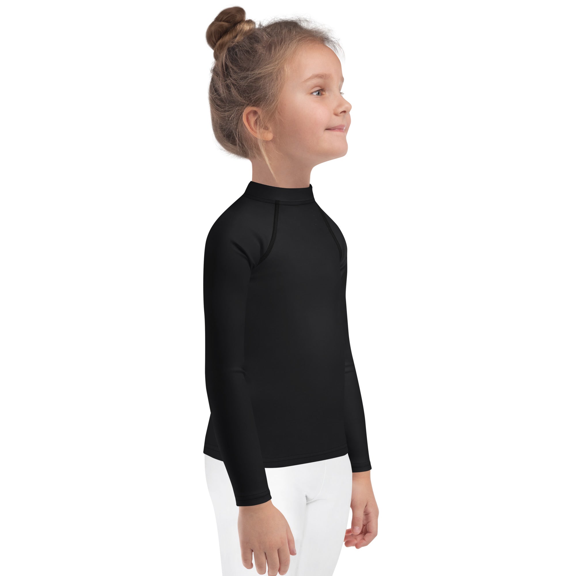 Kids Rash Guard- Black