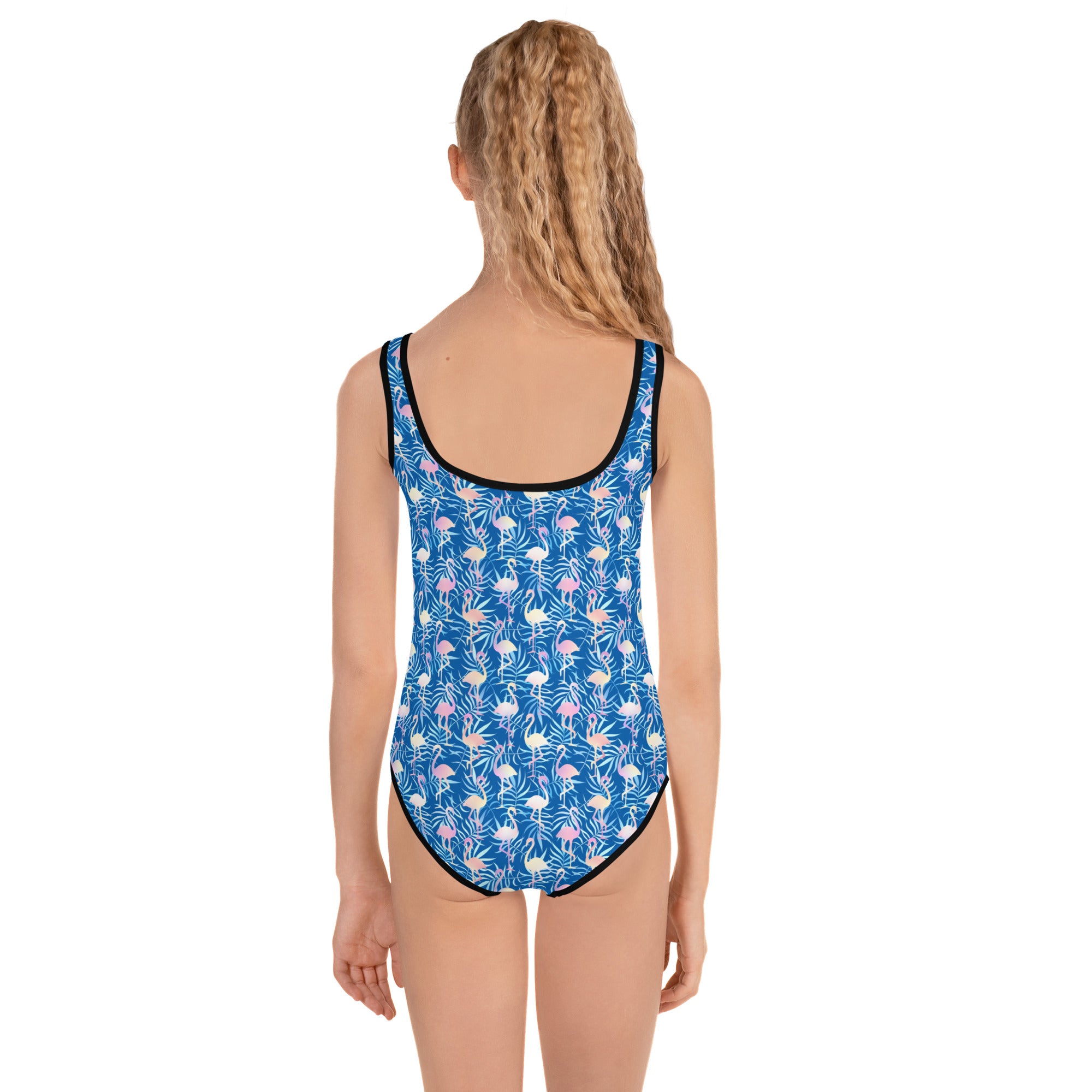 Kids Swimsuit- Summer Flamingo