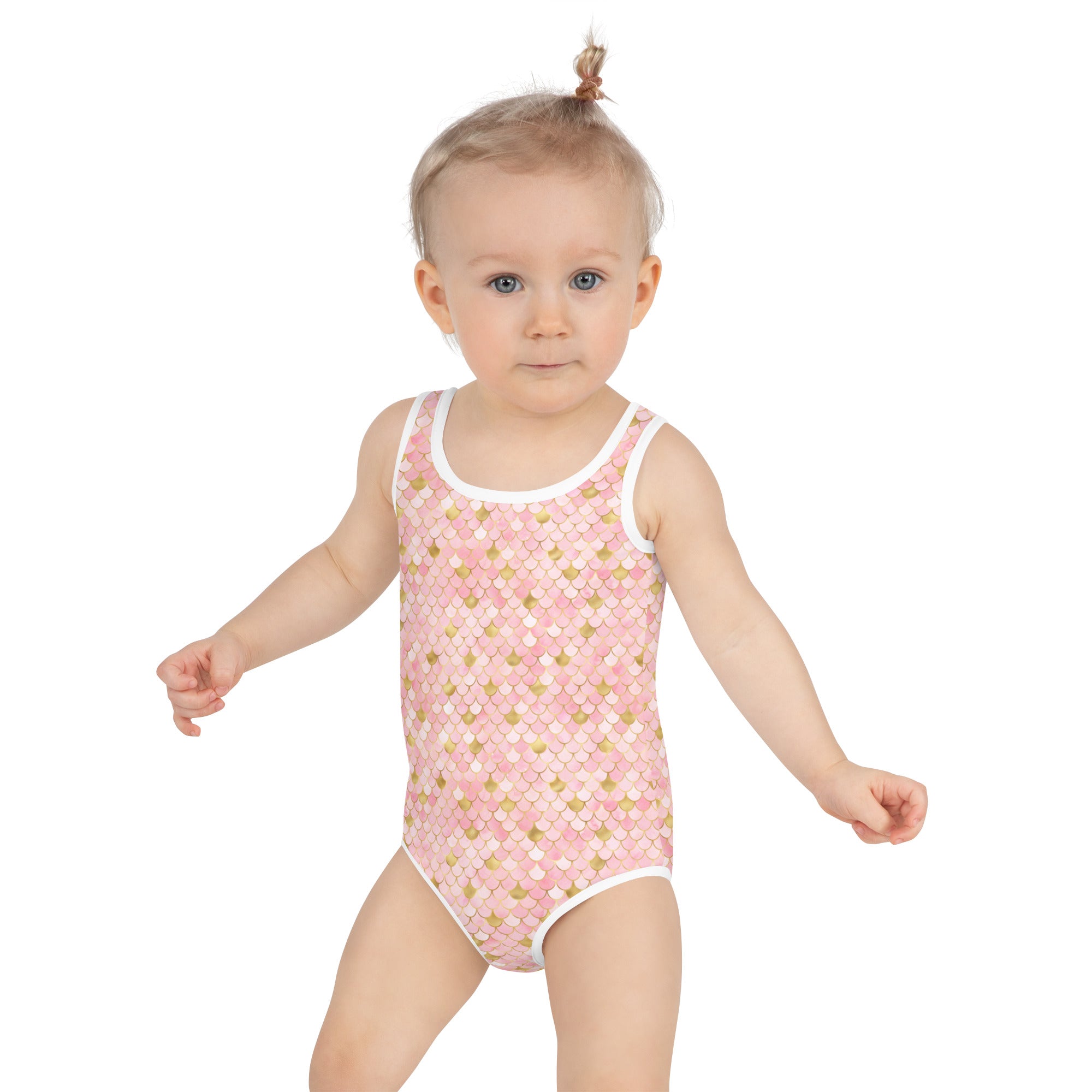 Kids Swimsuit- Mermaid Pink