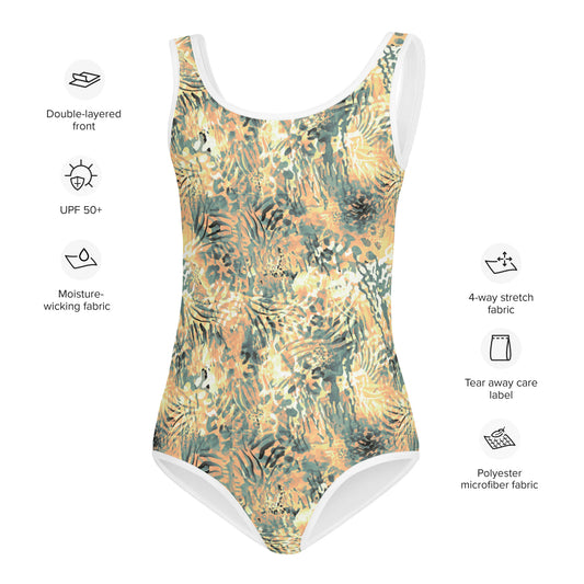 Kids Swimsuit- Wilderness Design IV