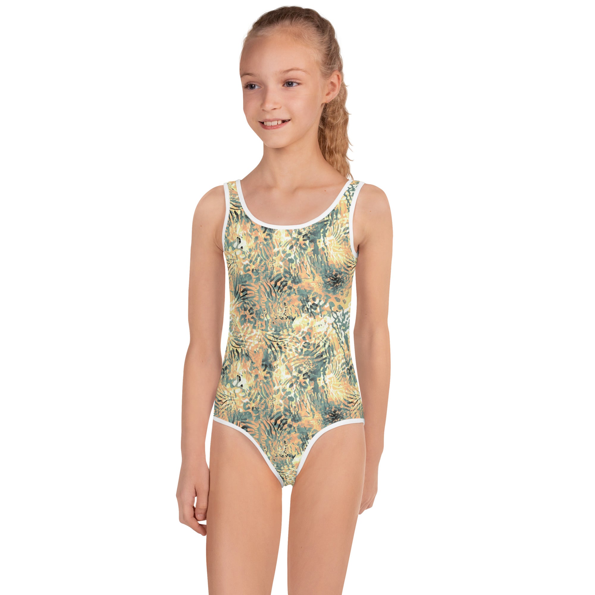 Kids Swimsuit- Wilderness Design IV