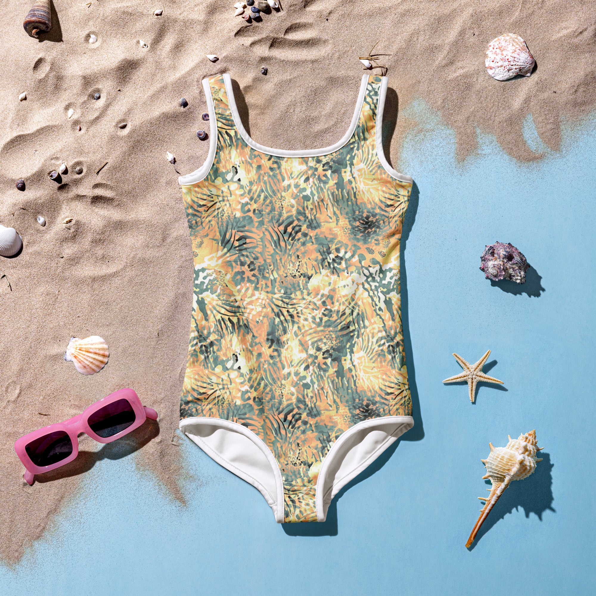 Kids Swimsuit- Wilderness Design IV