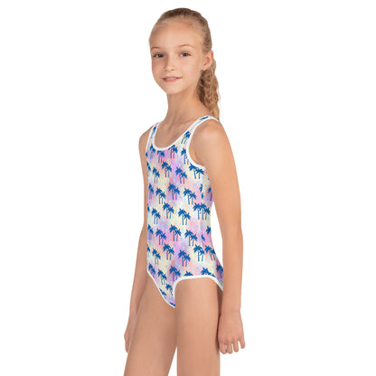 Kids Swimsuit- Summer Palm trees