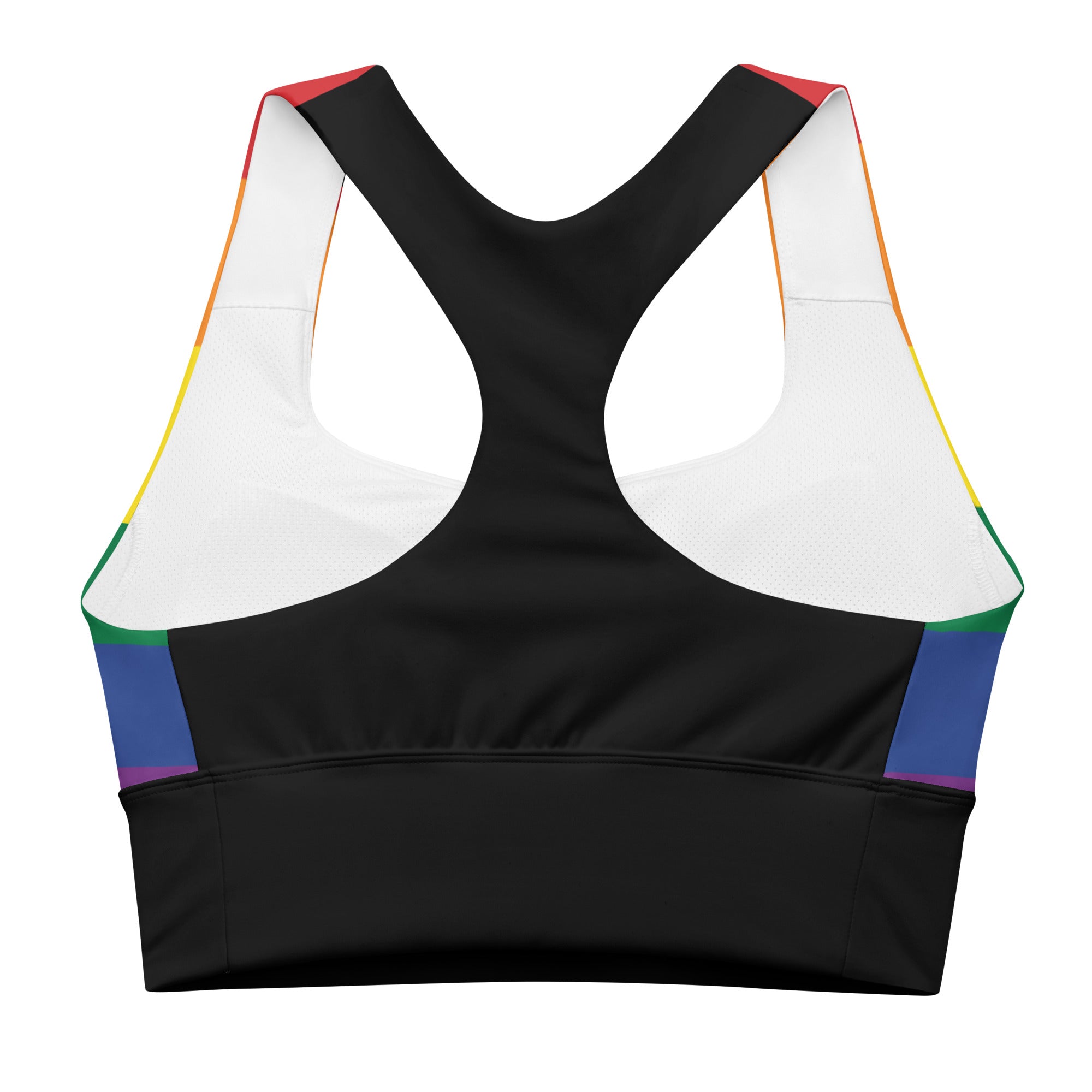 Longline sports bra- Pride Rainbow