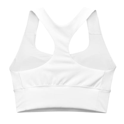 Longline sports bra- White