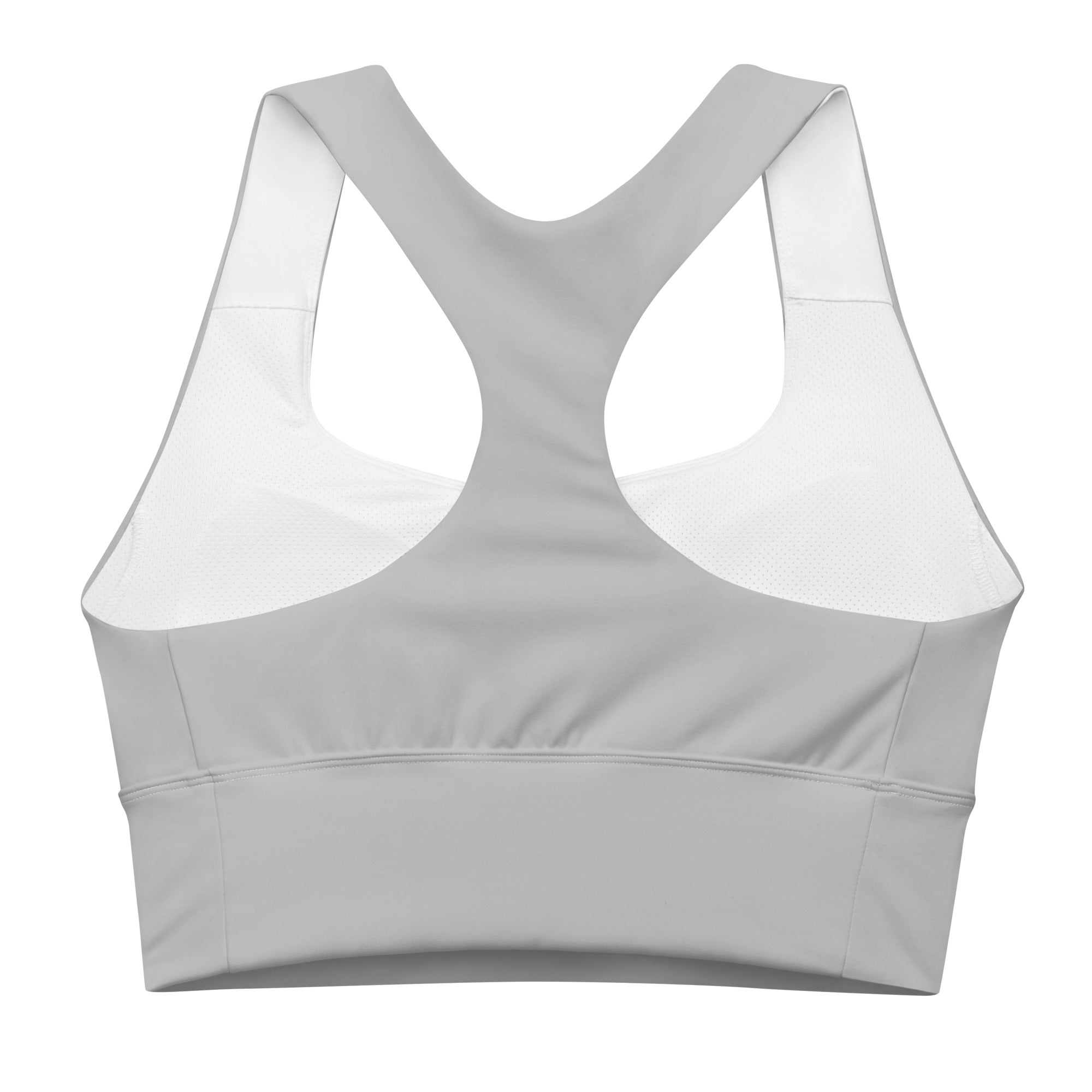 Longline sports bra- Silver