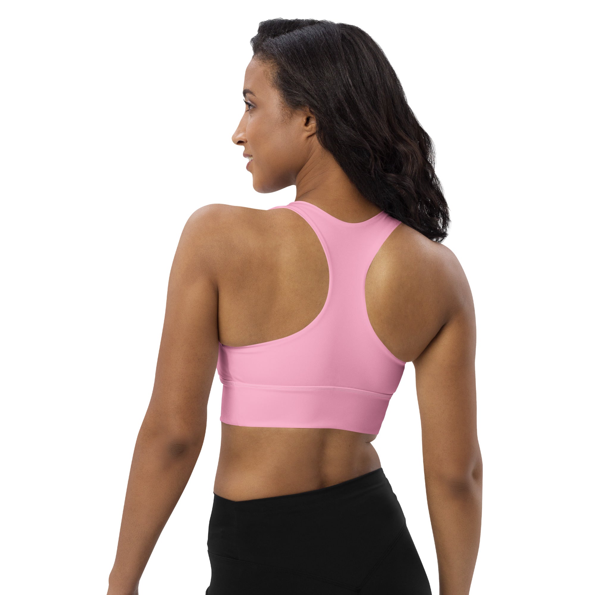 Longline sports bra- Cotton Candy