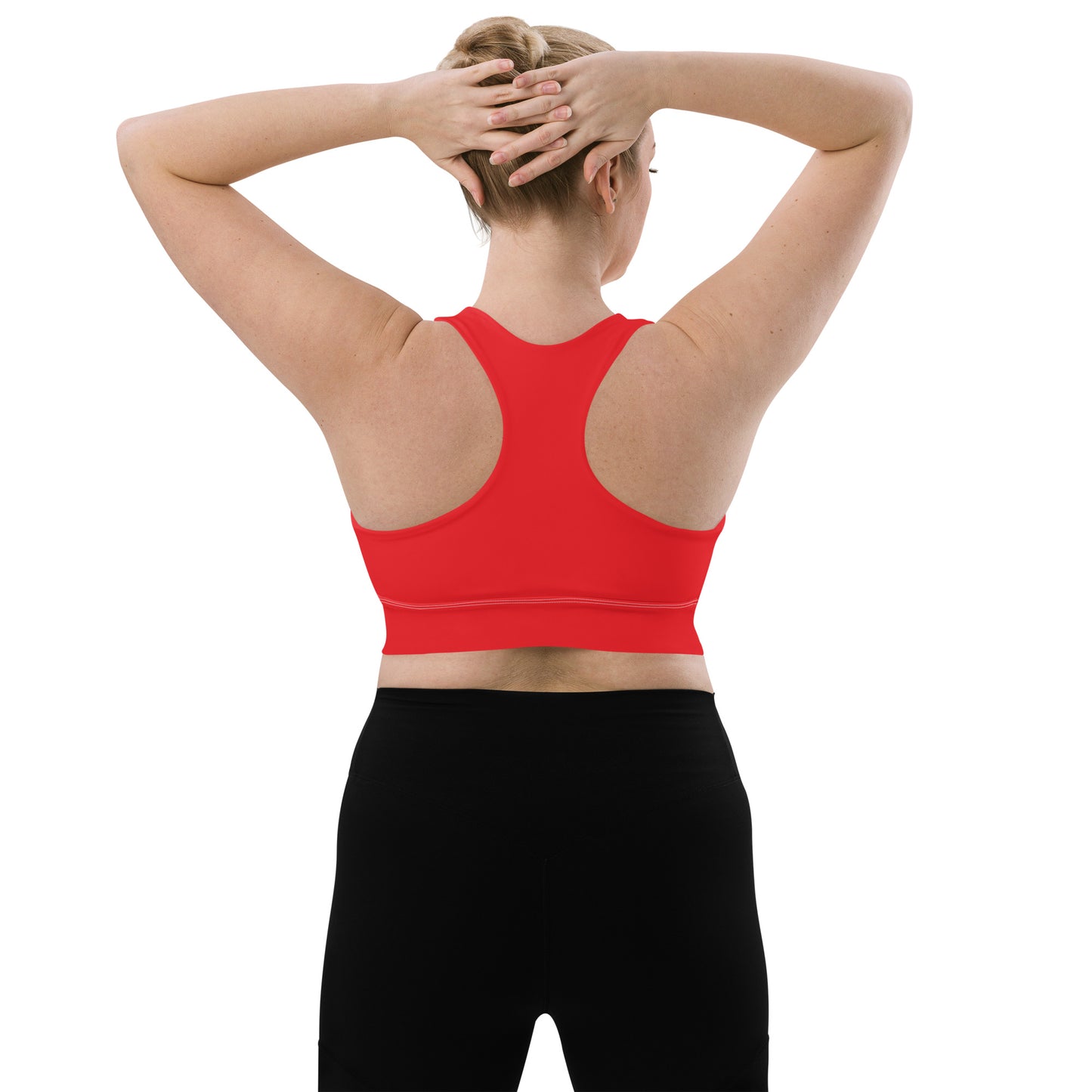 Longline sports bra- Alizarin