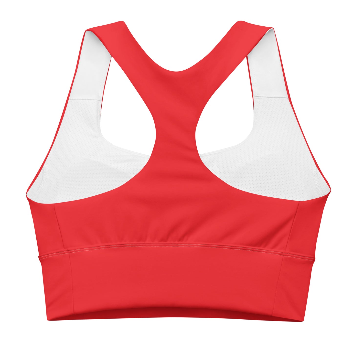 Longline sports bra- Alizarin