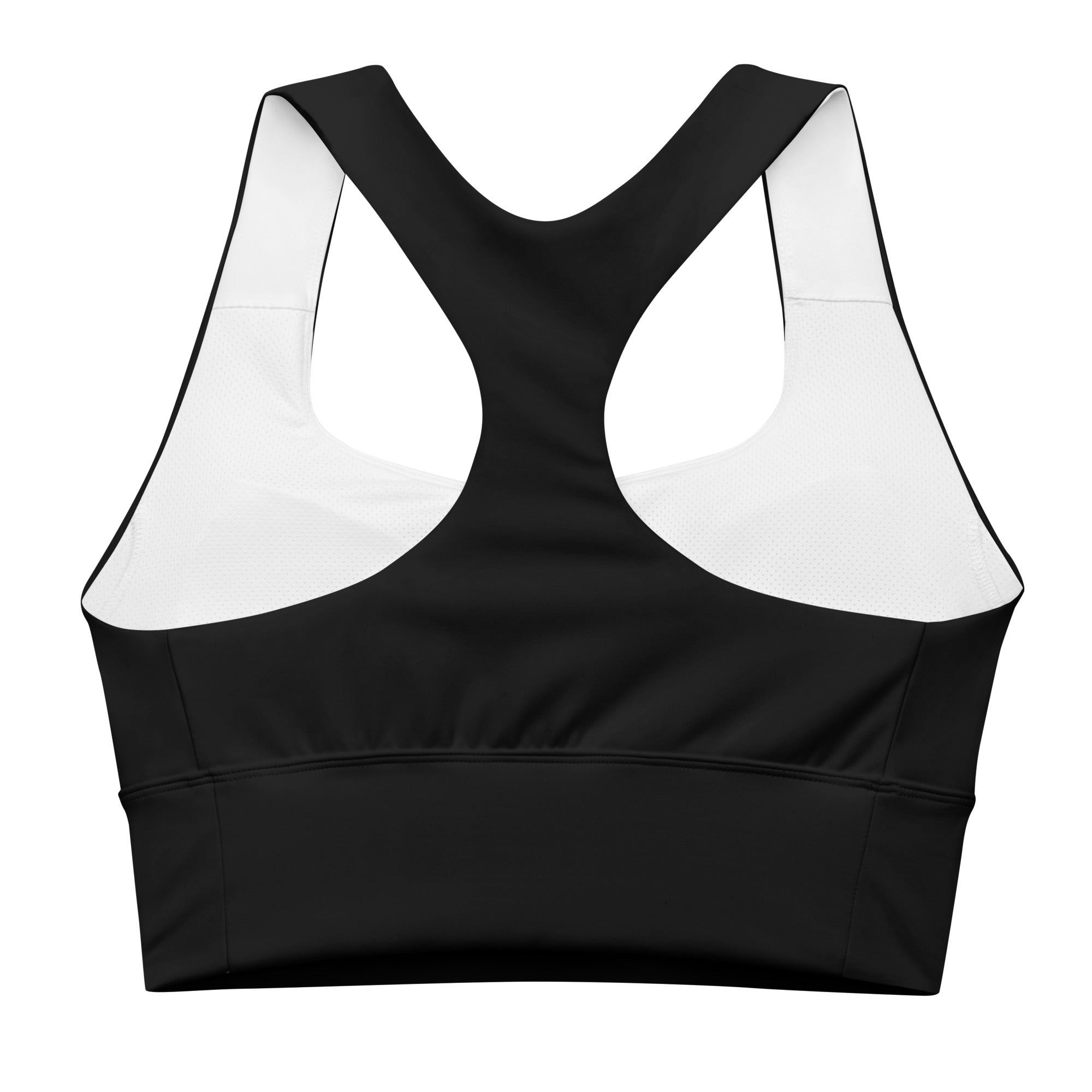 Longline sports bra- Black