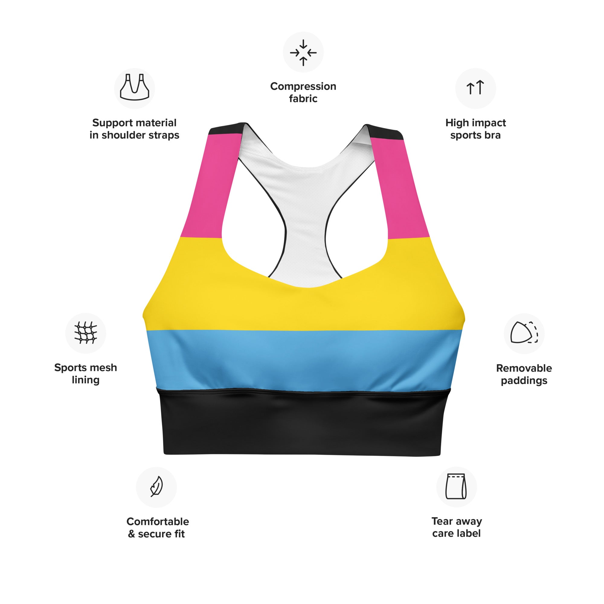 Longline sports bra- Pansexual