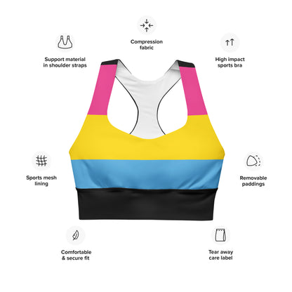 Longline sports bra- Pansexual