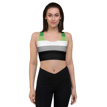 Longline sports bra- Aromantic