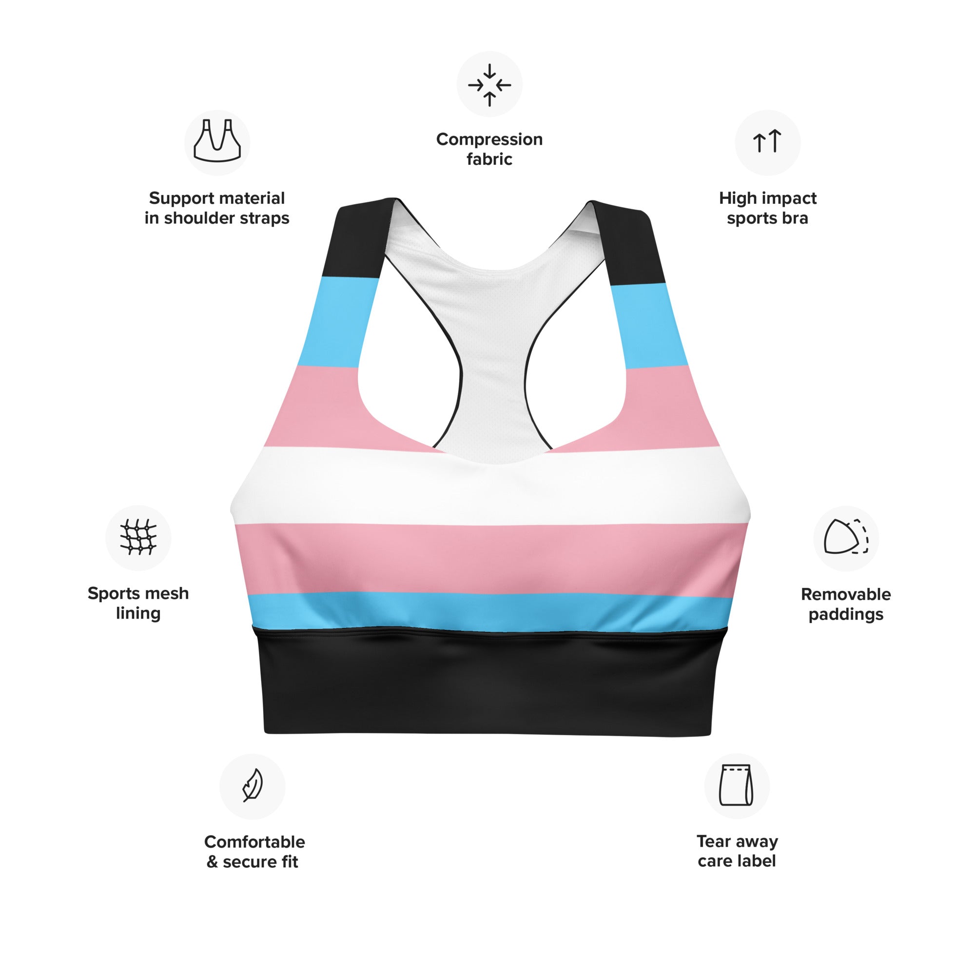 Longline sports bra- Transgender