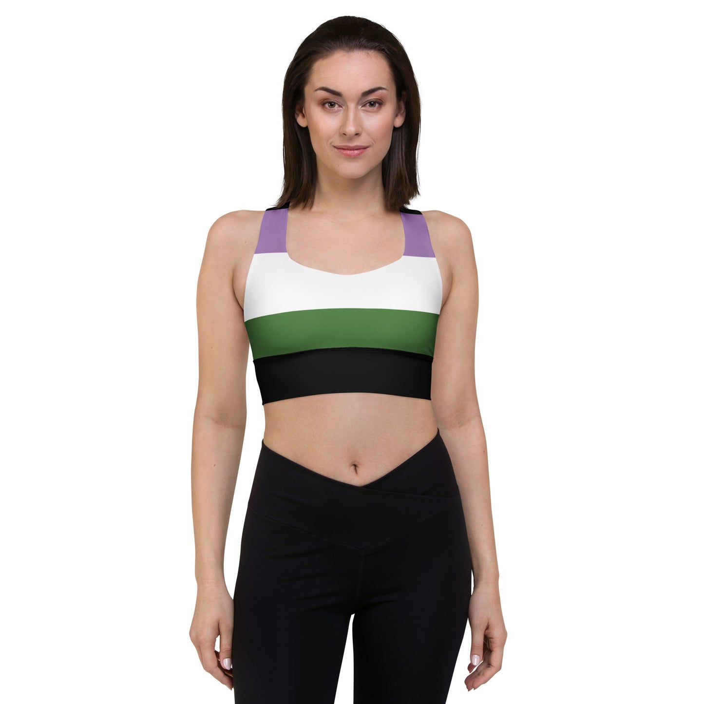 Longline sports bra- Genderqueer