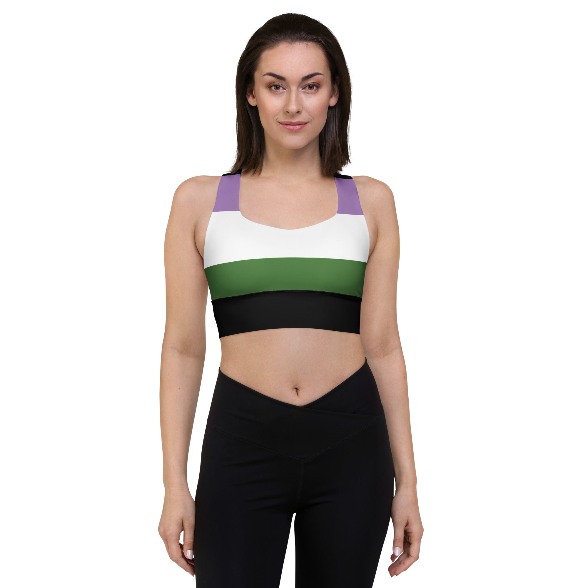 Longline sports bra- Genderqueer