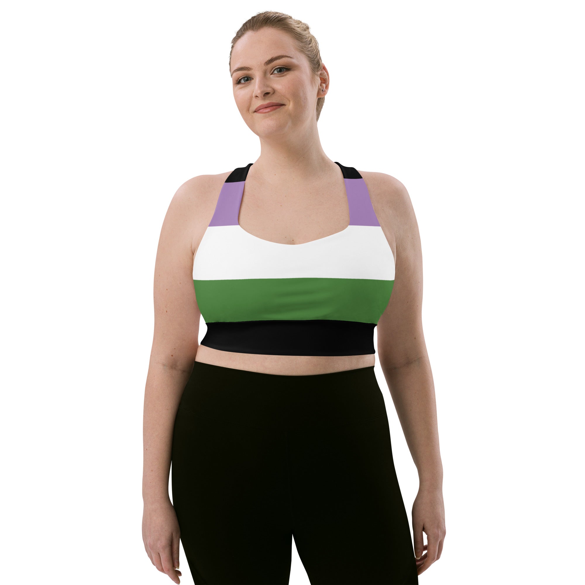 Longline sports bra- Genderqueer