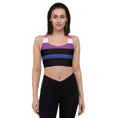 Longline sports bra- Genderfluid
