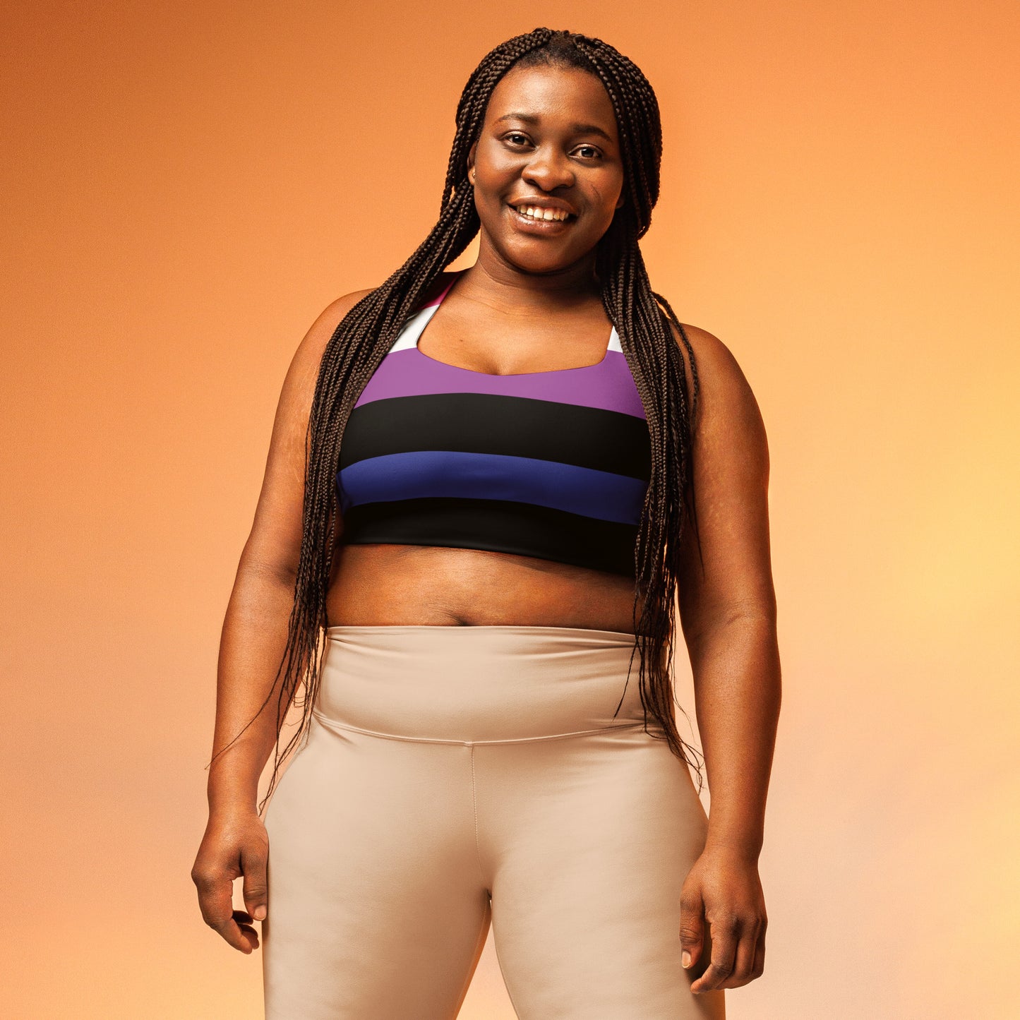Longline sports bra- Genderfluid
