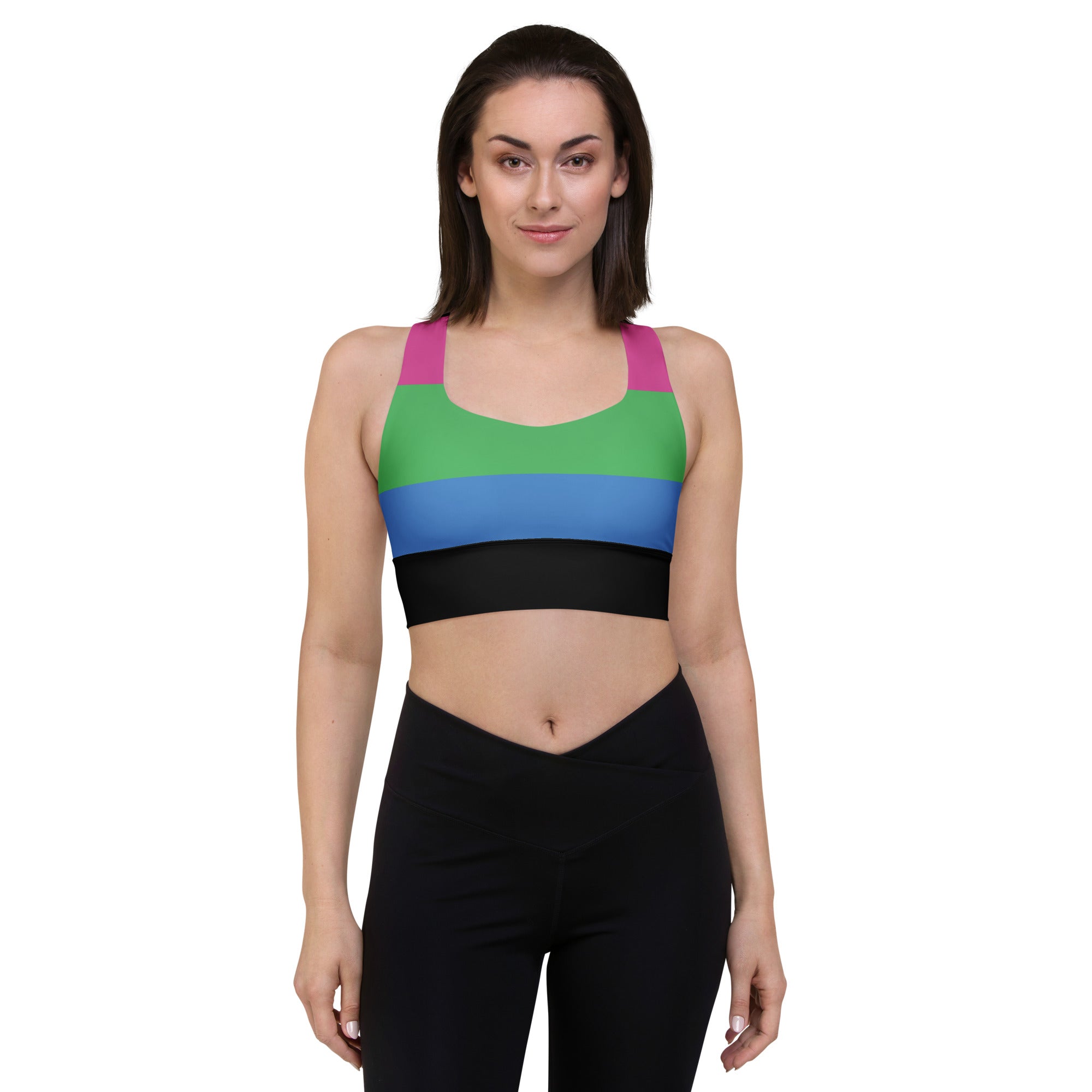 Longline sports bra- Polysexual