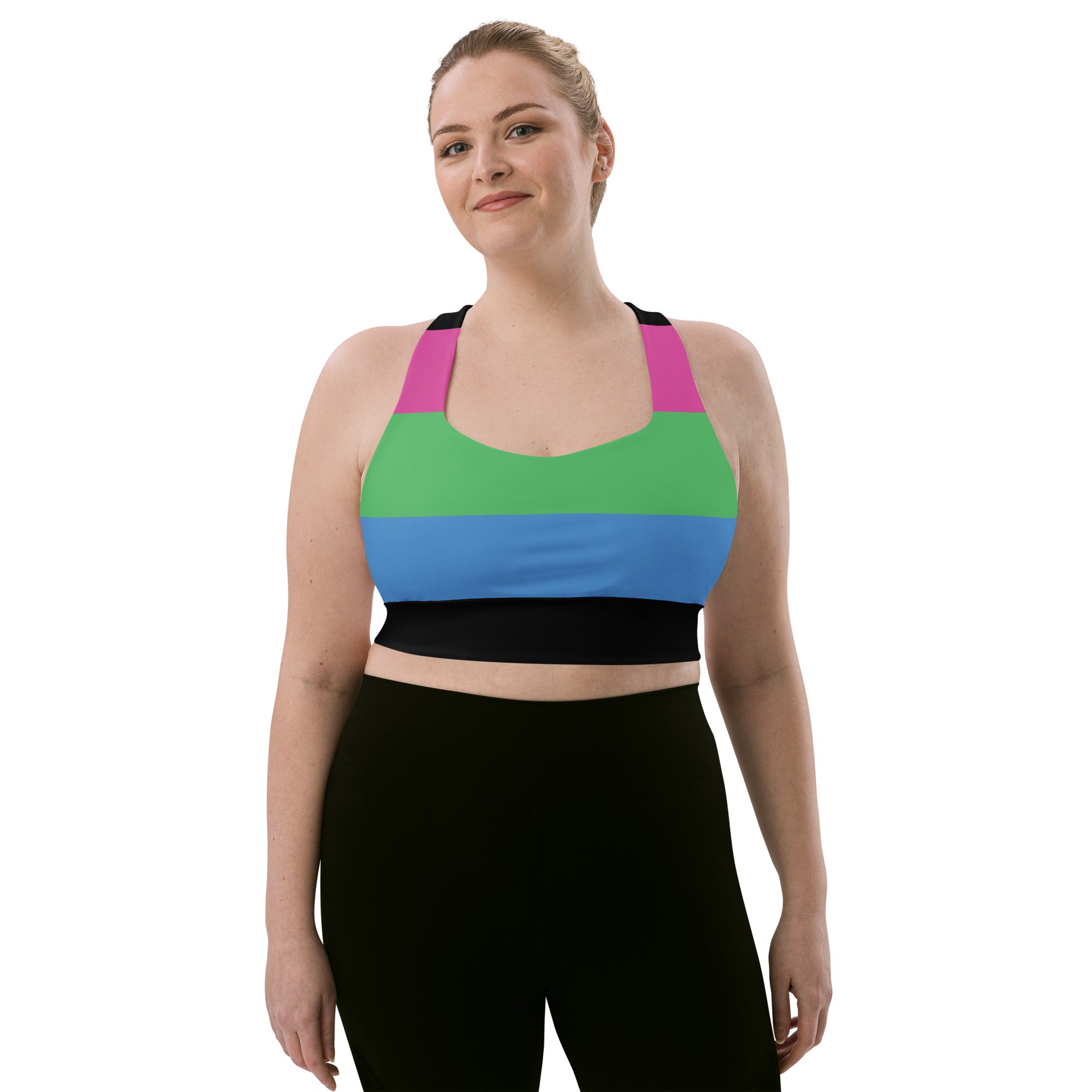 Longline sports bra- Polysexual