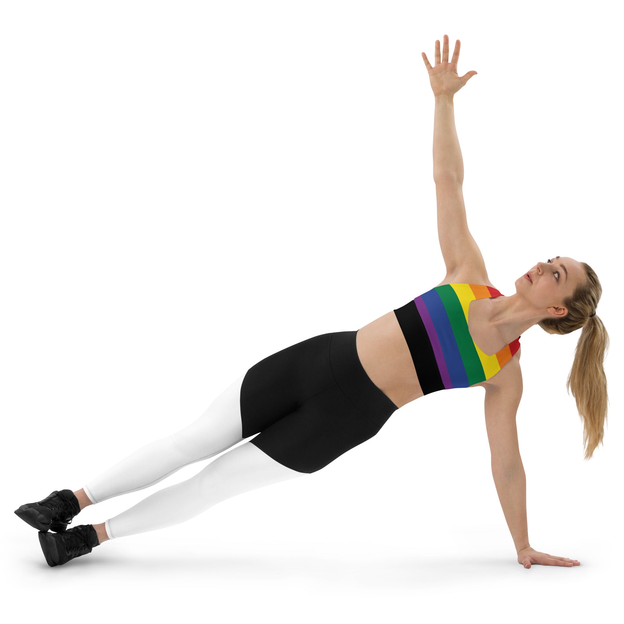 Longline sports bra- Pride Rainbow