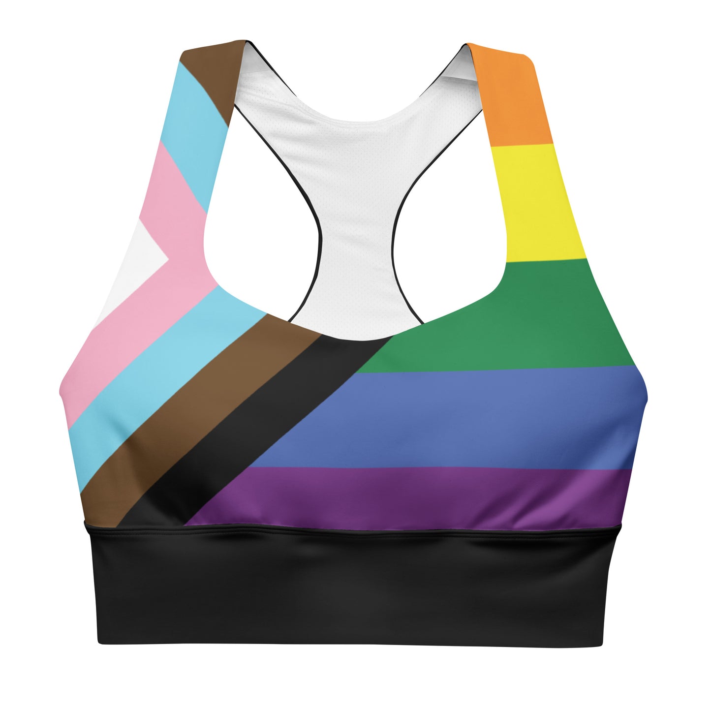 Longline sports bra- Progress Pride