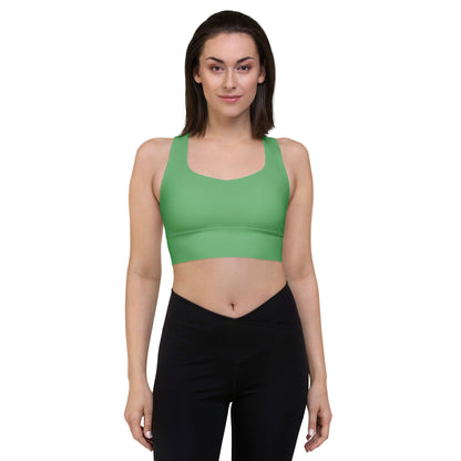 Longline sports bra- Bay Leaf