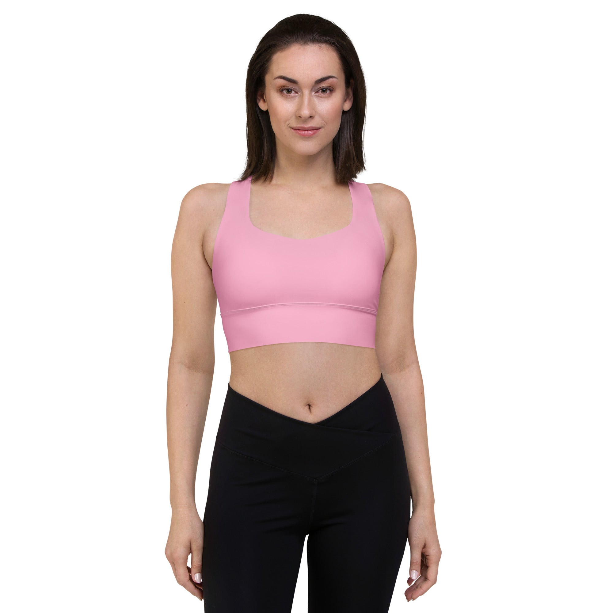 Longline sports bra- Cotton Candy