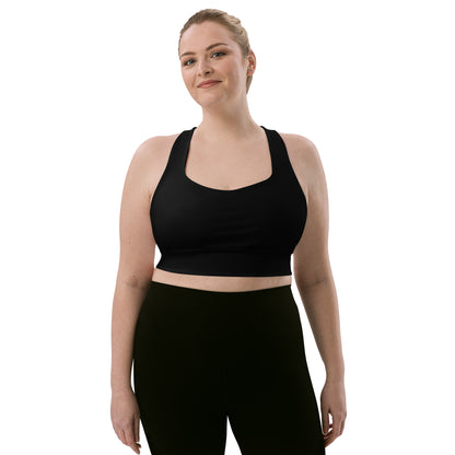 Longline sports bra- Black