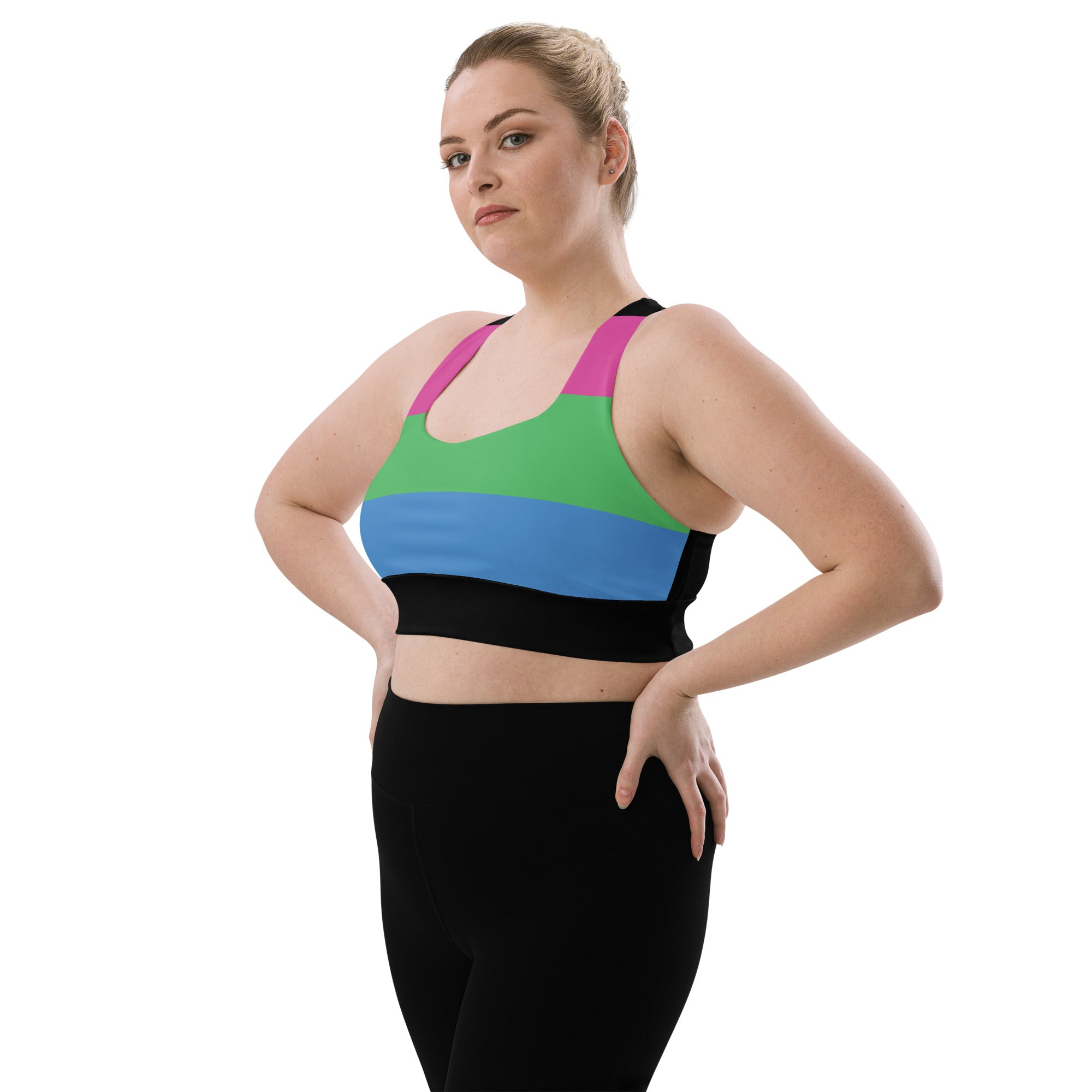 Longline sports bra- Polysexual