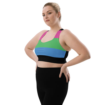 Longline sports bra- Polysexual
