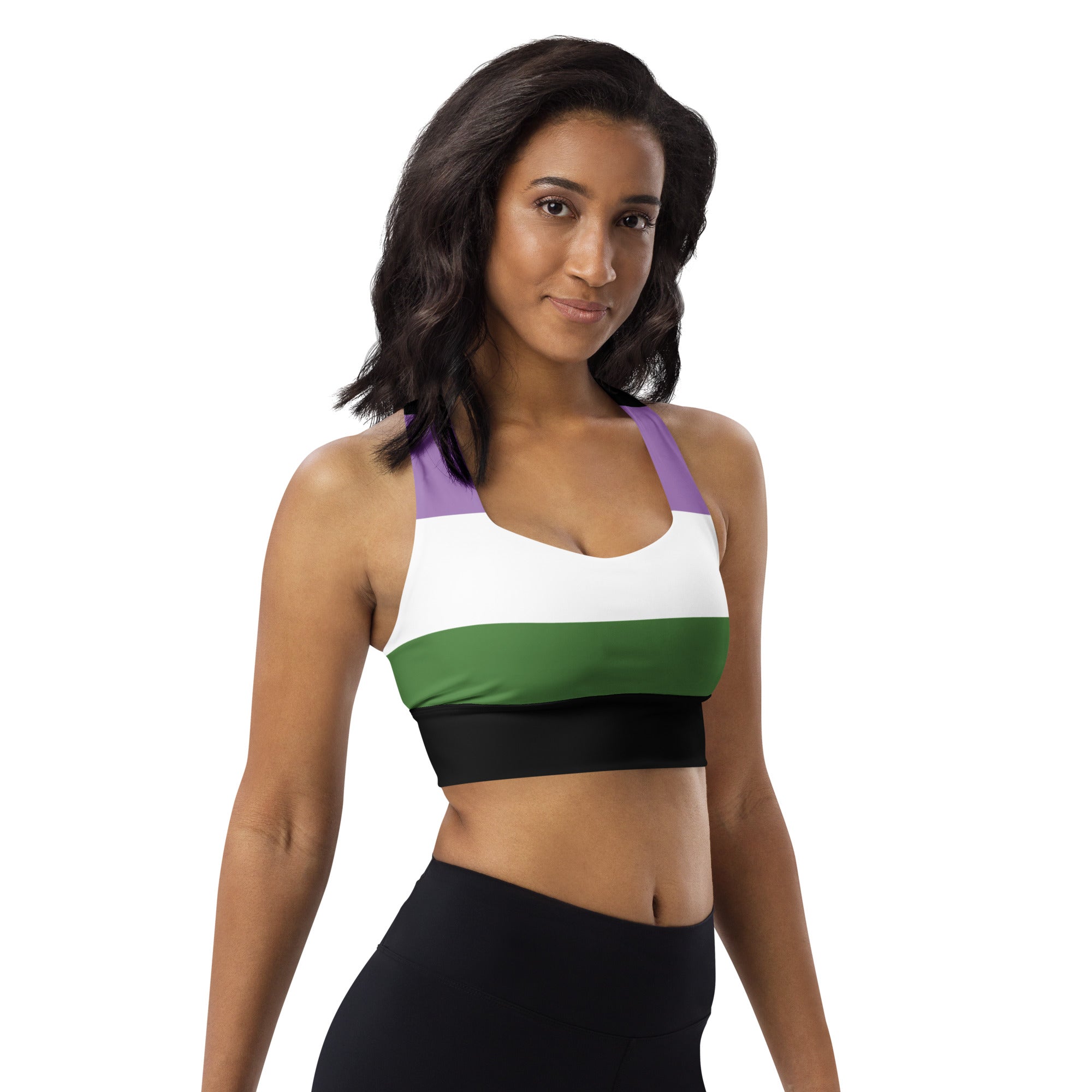 Longline sports bra- Genderqueer