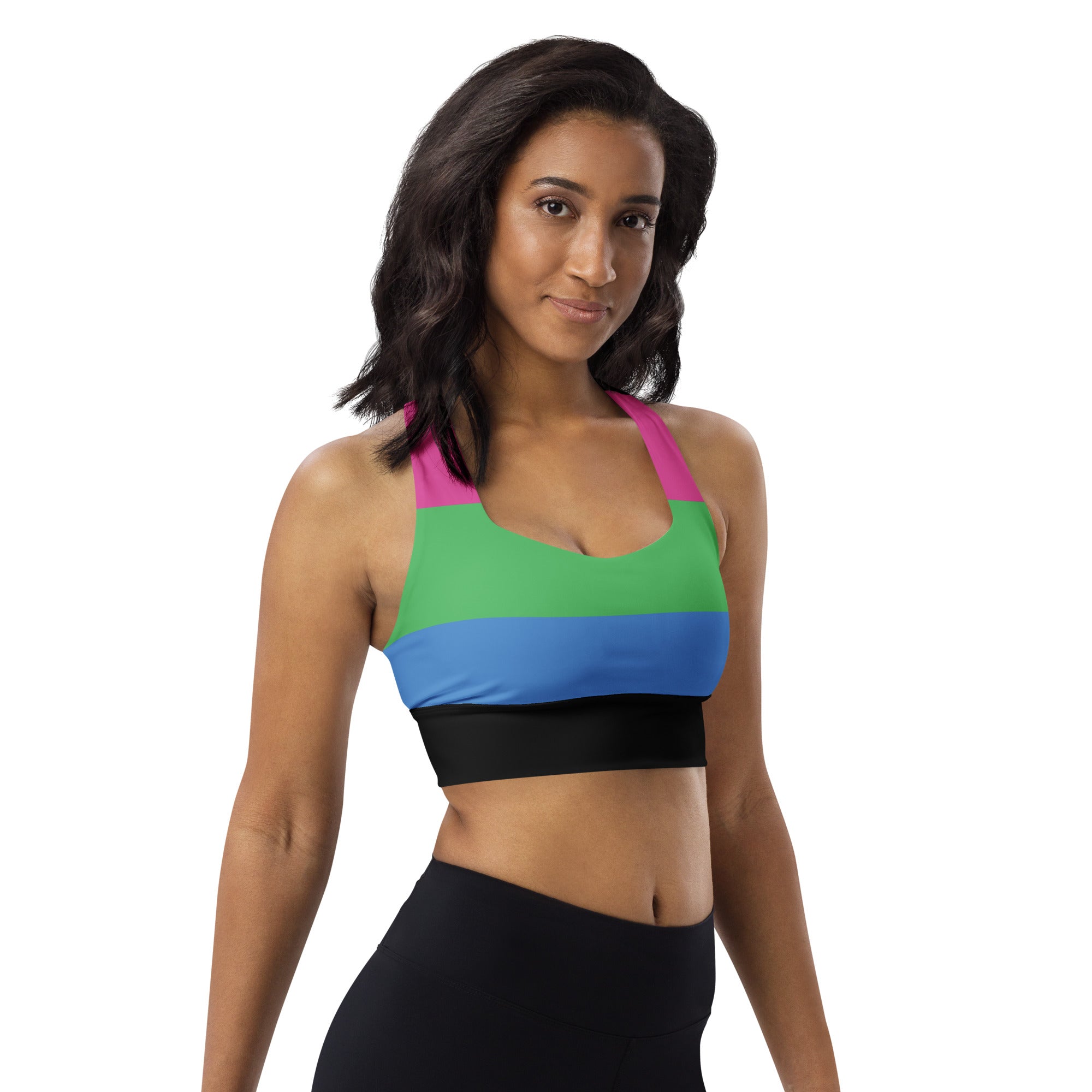 Longline sports bra- Polysexual