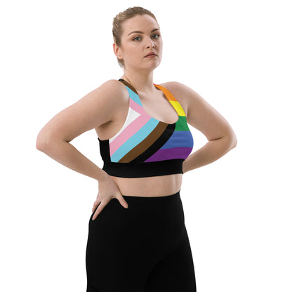 Longline sports bra- Progress Pride
