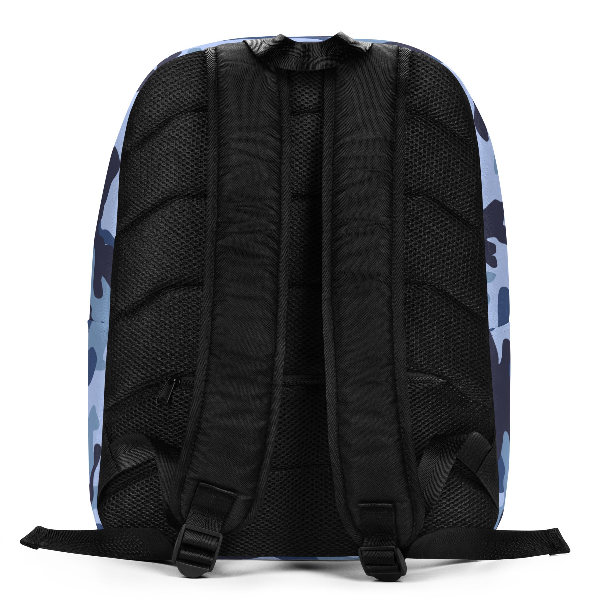 Minimalist Backpack- Camo Blue And Black