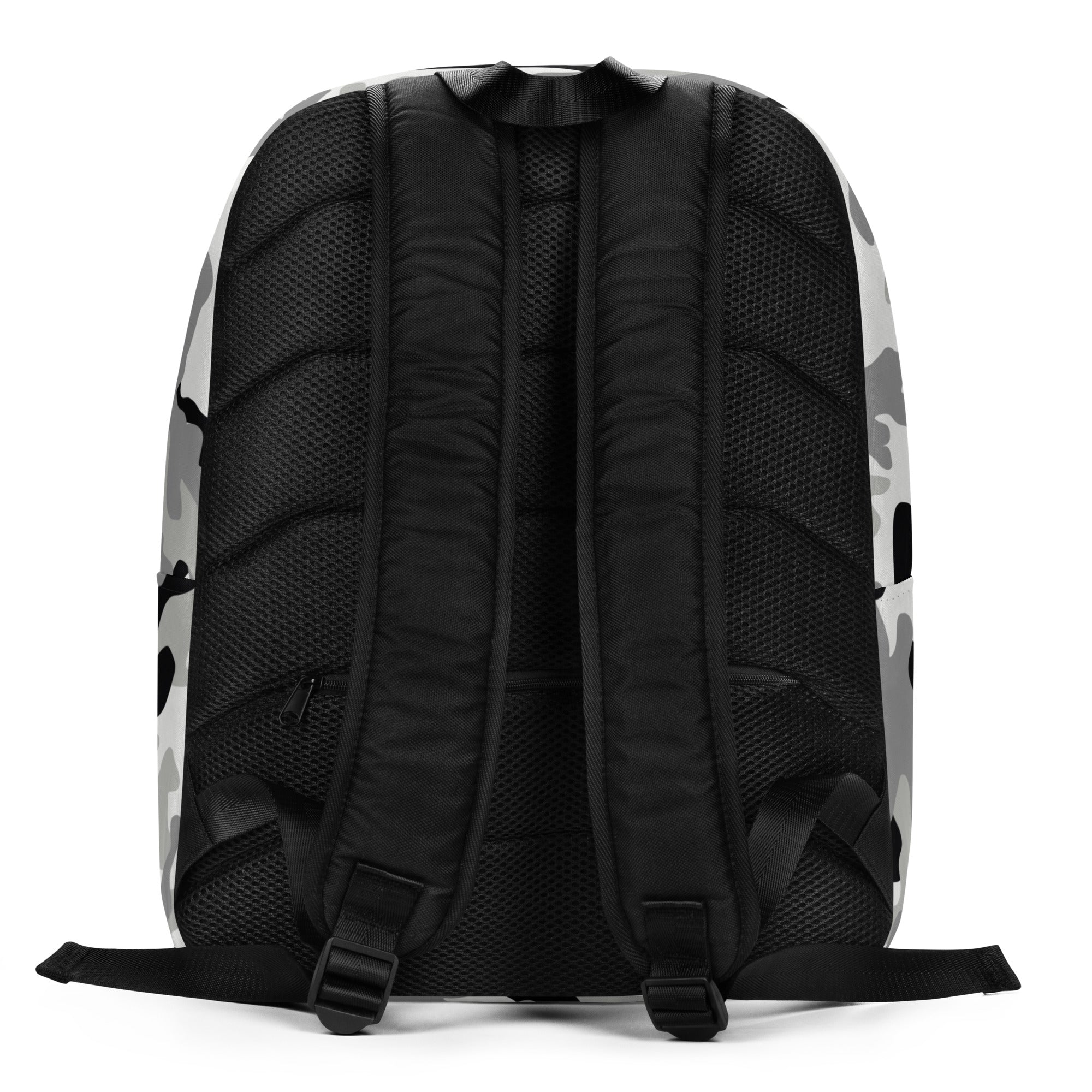 Minimalist Backpack- Camo Black And Grey