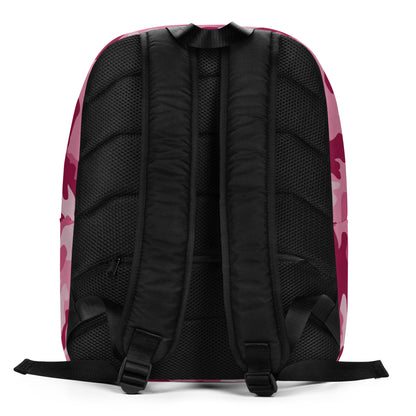 Minimalist Backpack- Camo Dark Pink