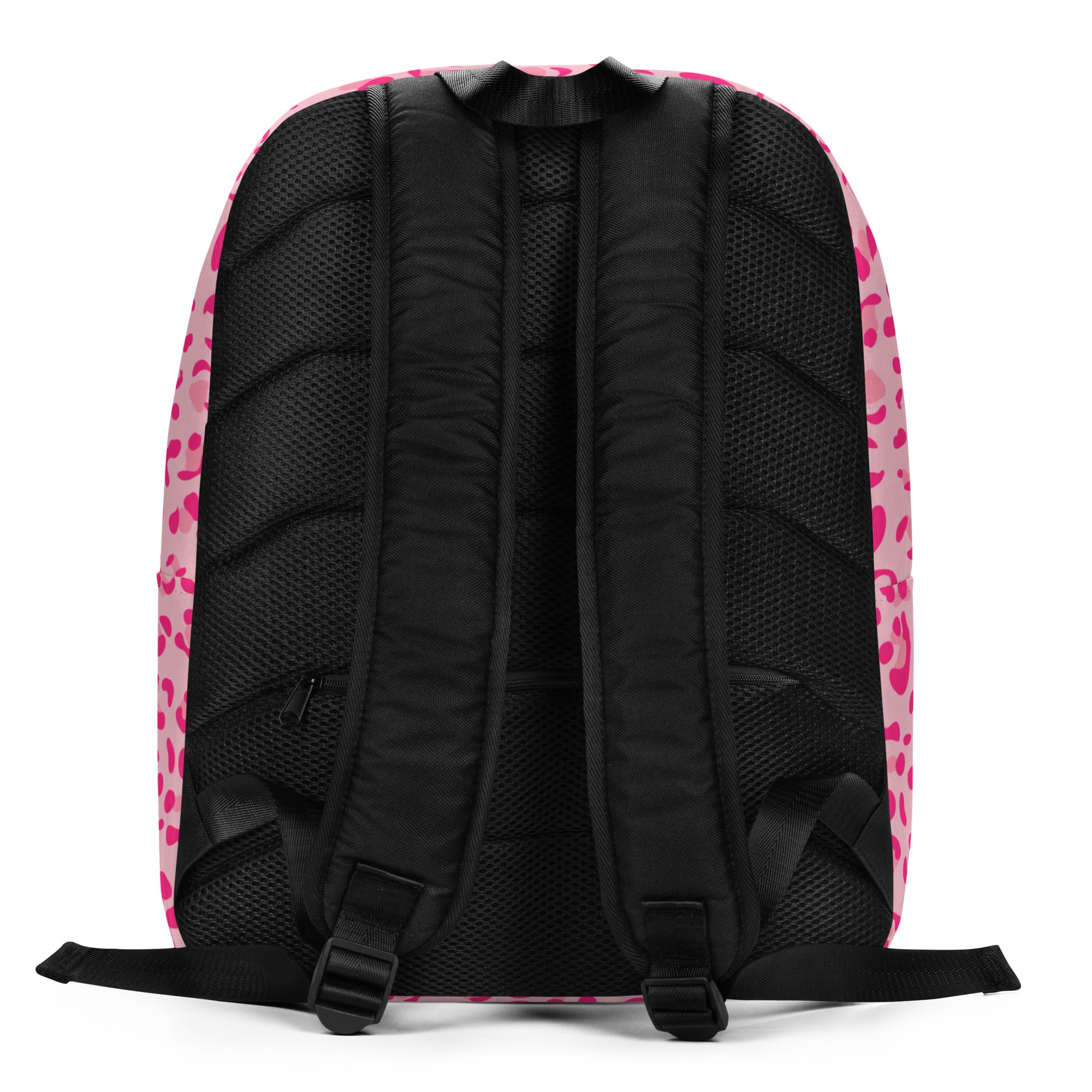 Minimalist Backpack- Leopard Print Light Light Pink