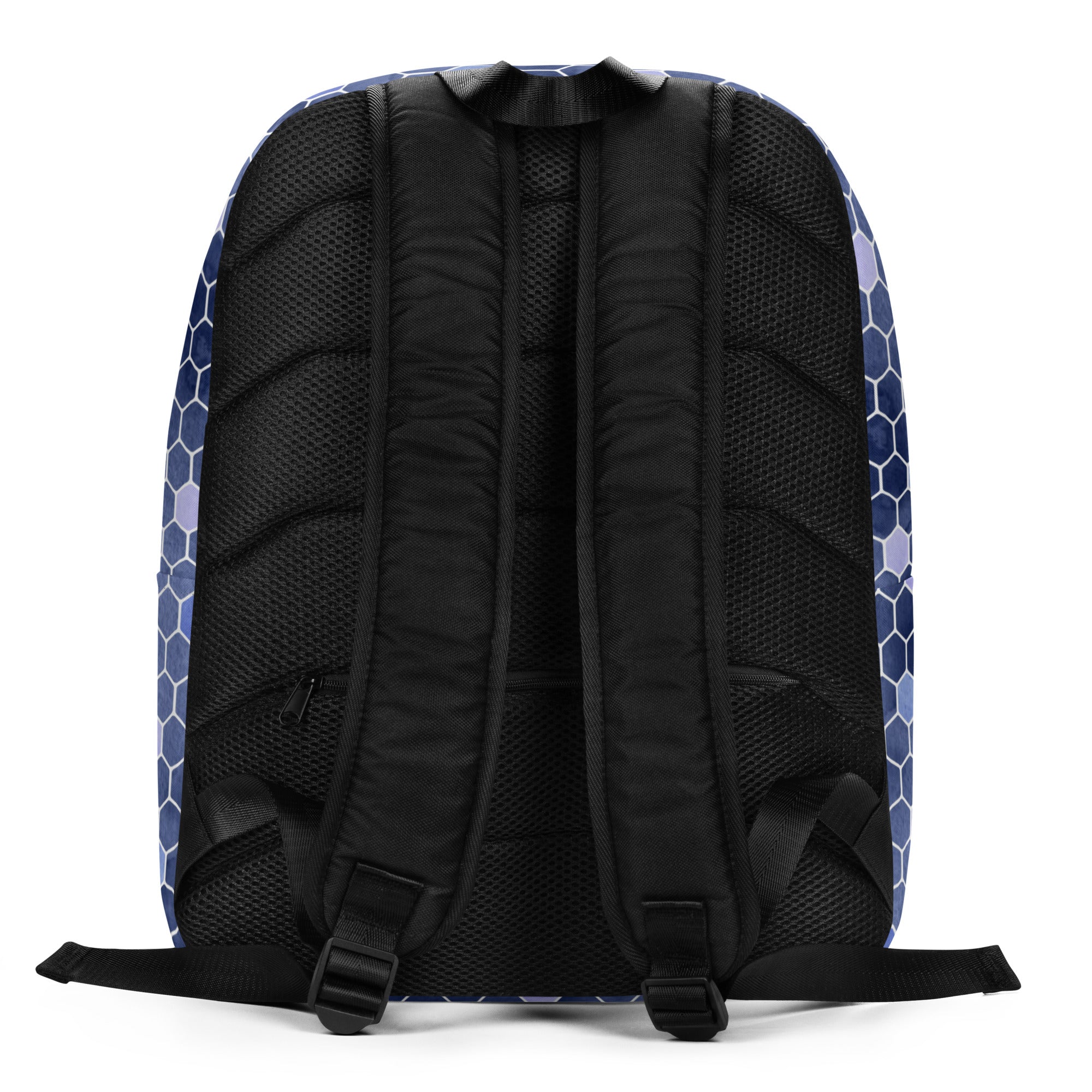 Minimalist Backpack- Honeycomb Blue